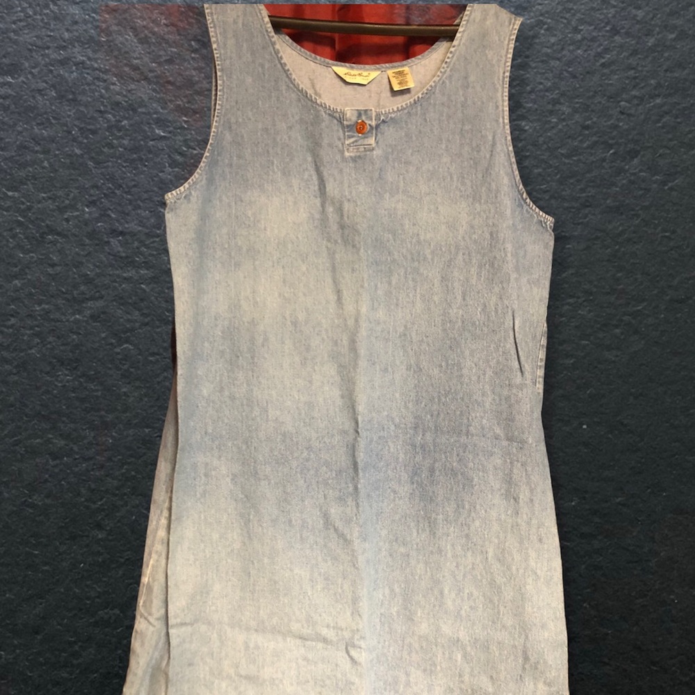 Eddie Bauer Denim Mini Dress 2X